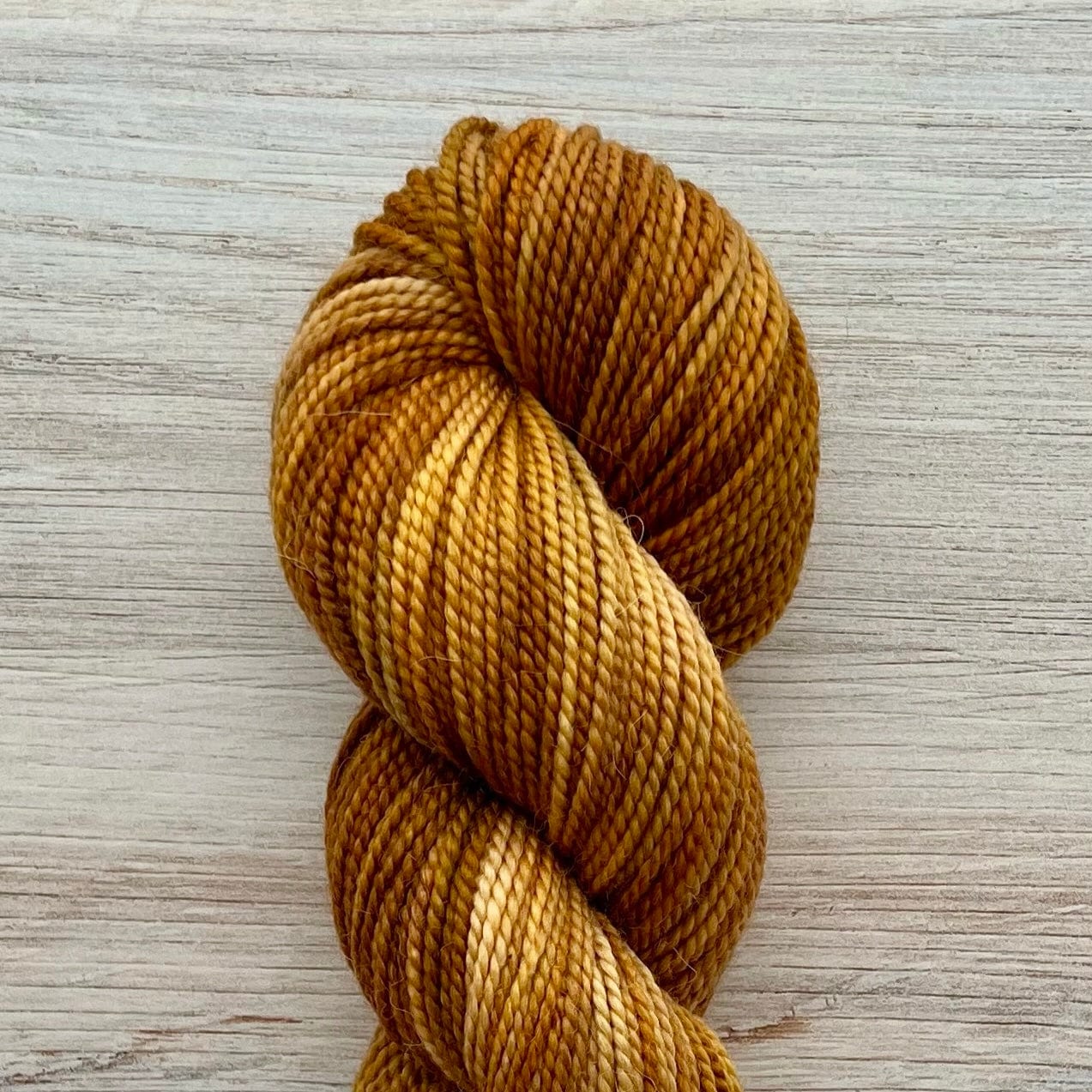 Butterscotch Merino Alpaca Hand-dyed Yarn Fiber-Macgyver