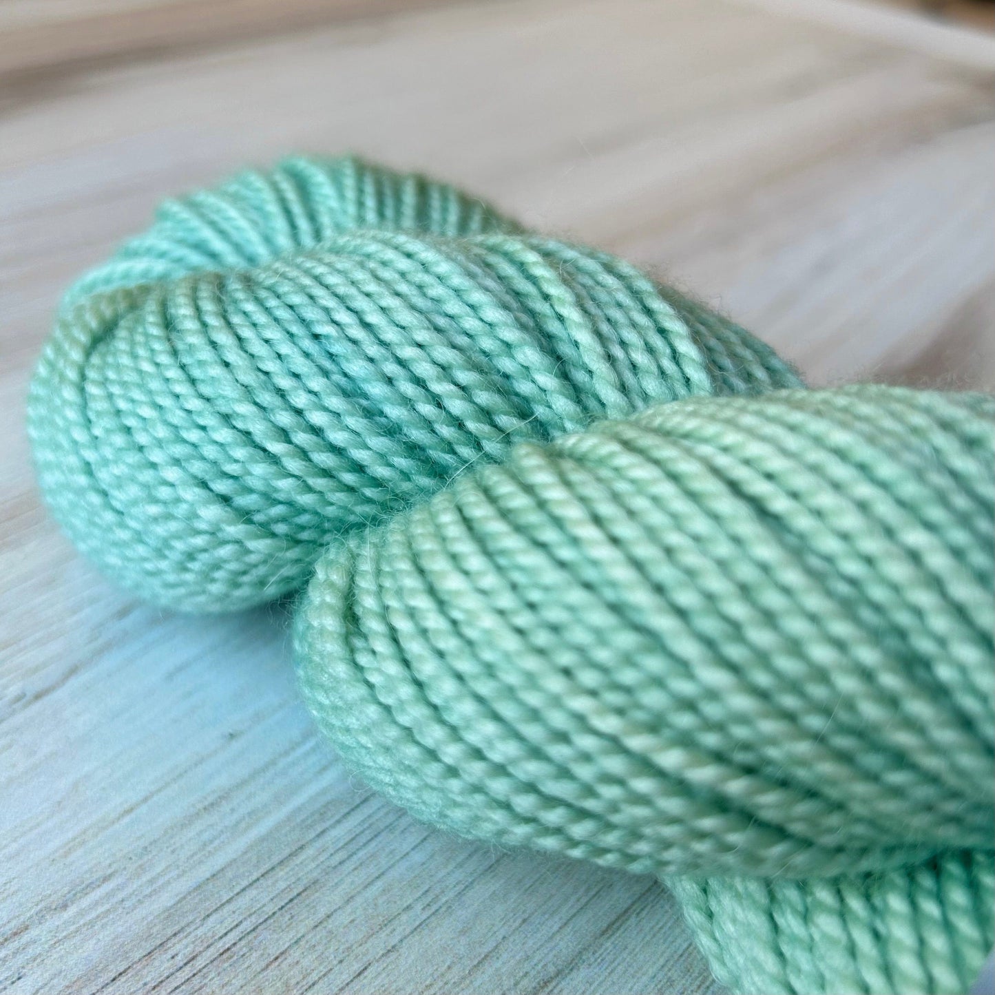 Celery Merino Alpaca Hand-dyed Yarn Fiber-Macgyver