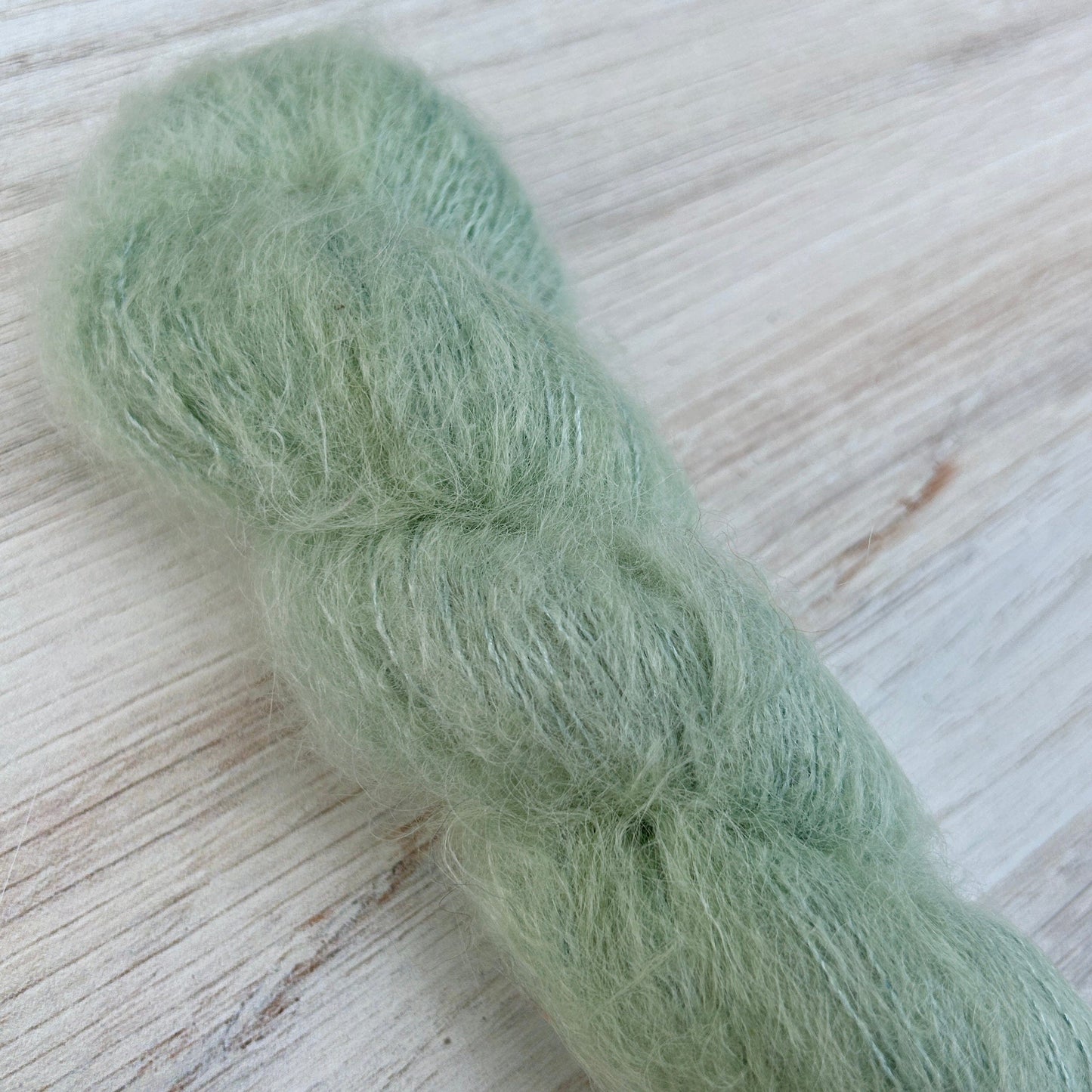 Celery Suri Silk Hand-dyed Yarn Fiber-Macgyver