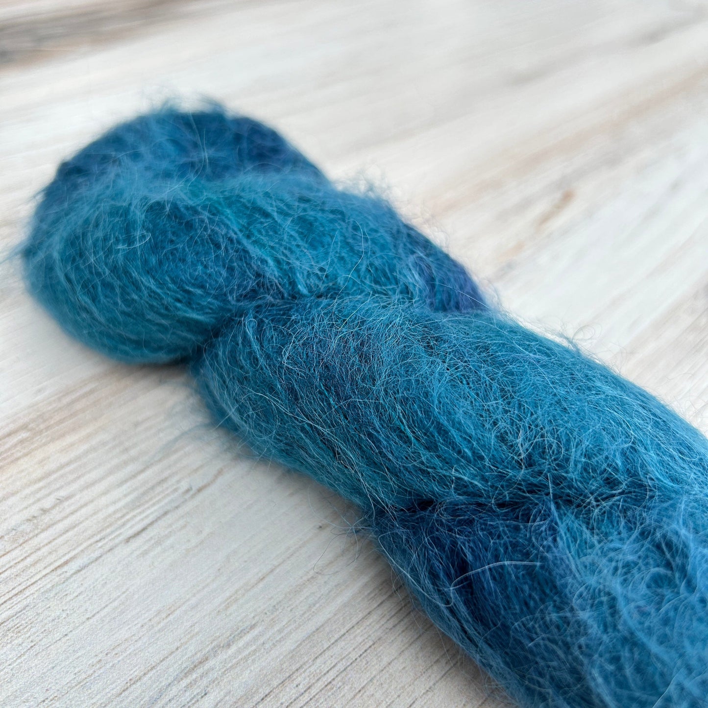Celestial Suri Silk Hand-dyed Yarn Fiber-Macgyver
