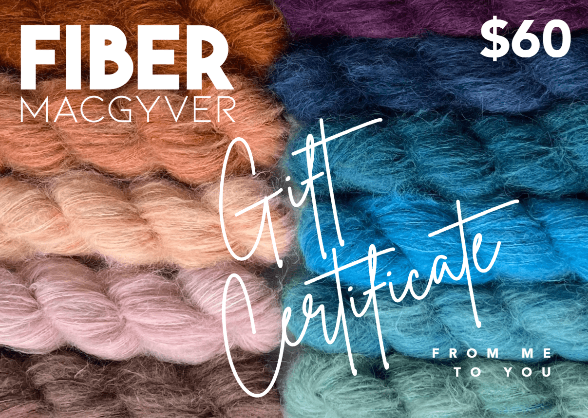 Digital Gift Cards Hand-dyed Gift Card Fiber-Macgyver