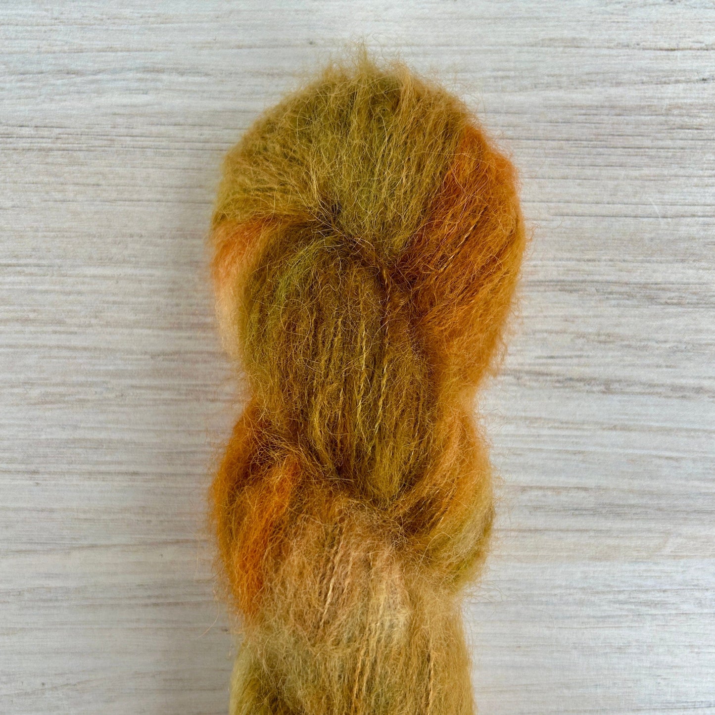 Forest Floor Suri Silk Hand-dyed Yarn Fiber-Macgyver