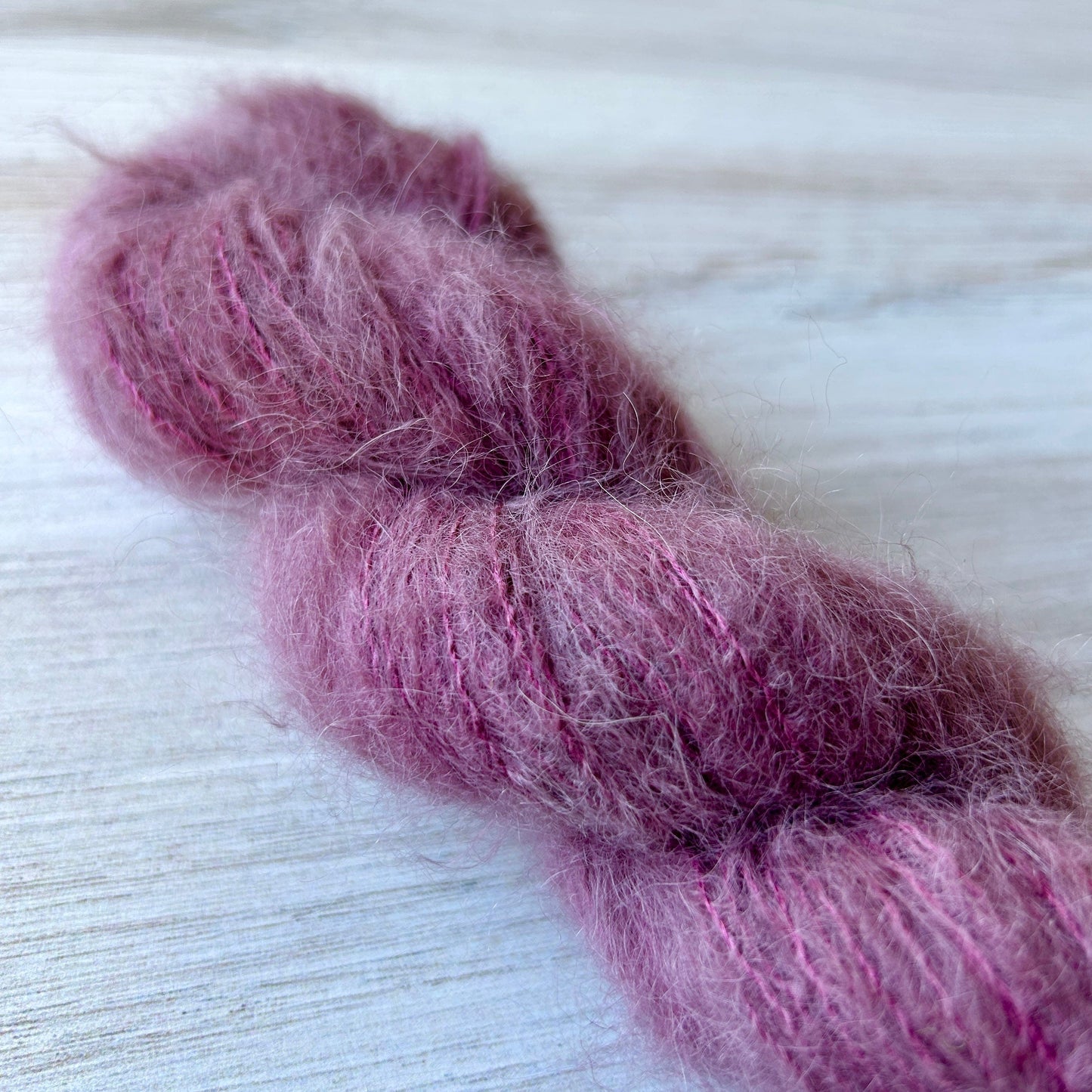 Foxglove Suri Silk Hand-dyed Yarn Fiber-Macgyver