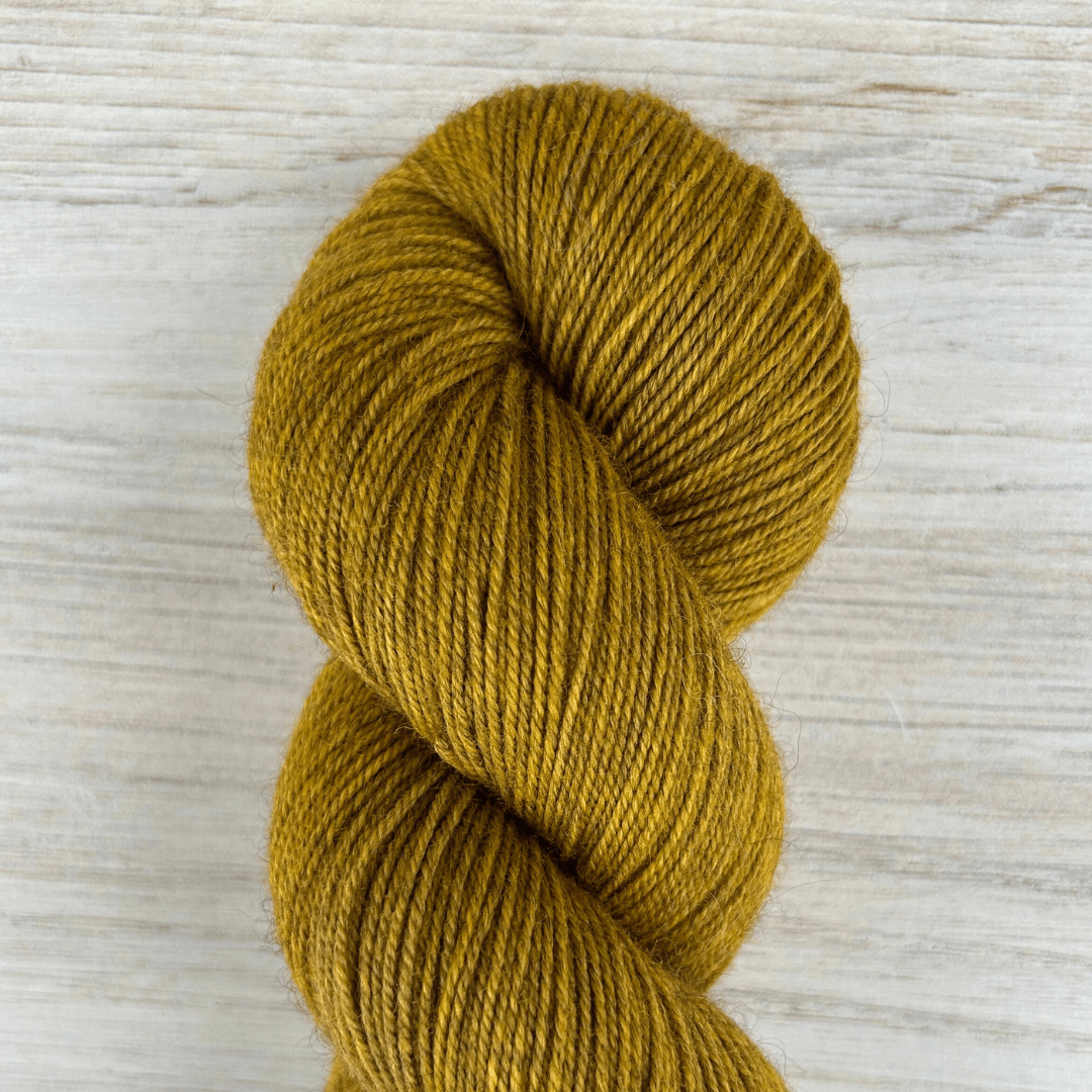 Golden Rod Yak Fingering Hand-dyed Fiber-Macgyver