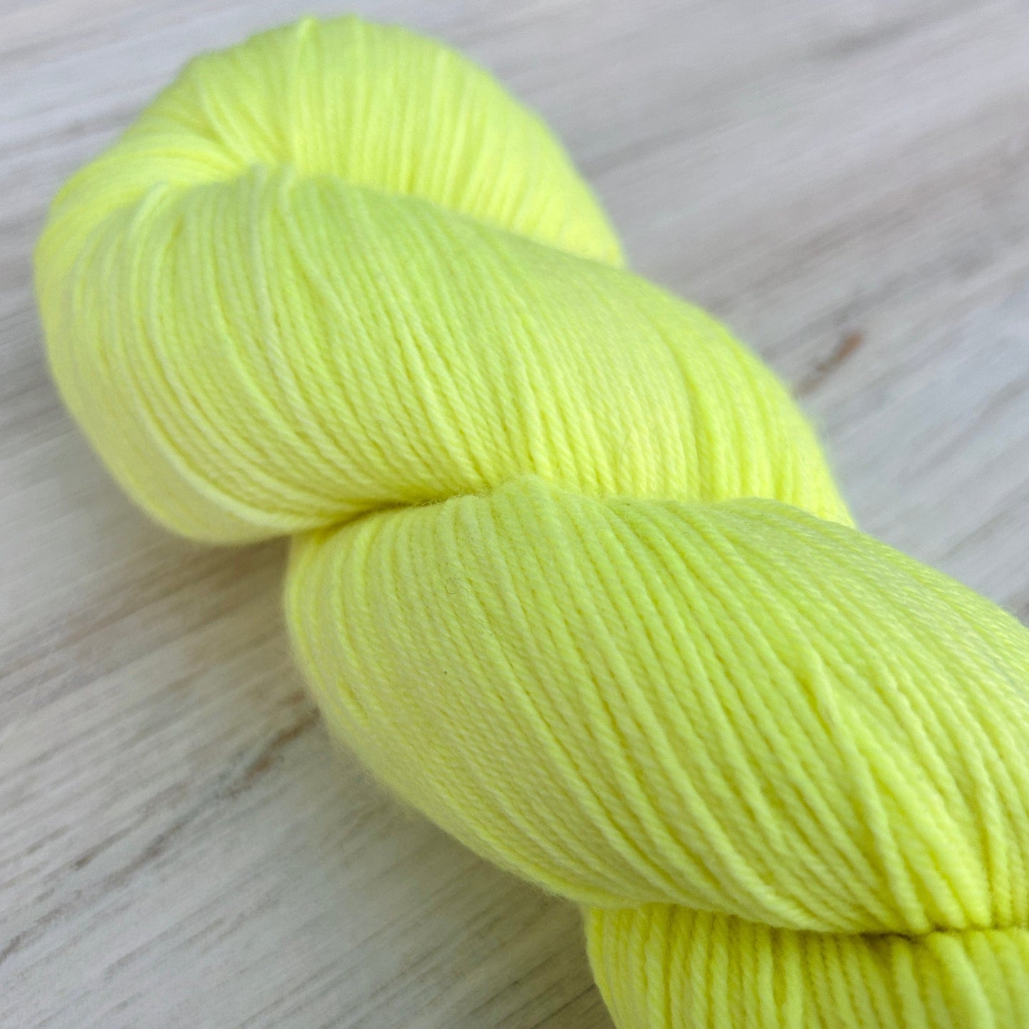 Lemon Merino Sock Hand-dyed Hand Dyed Yarn Fiber-Macgyver