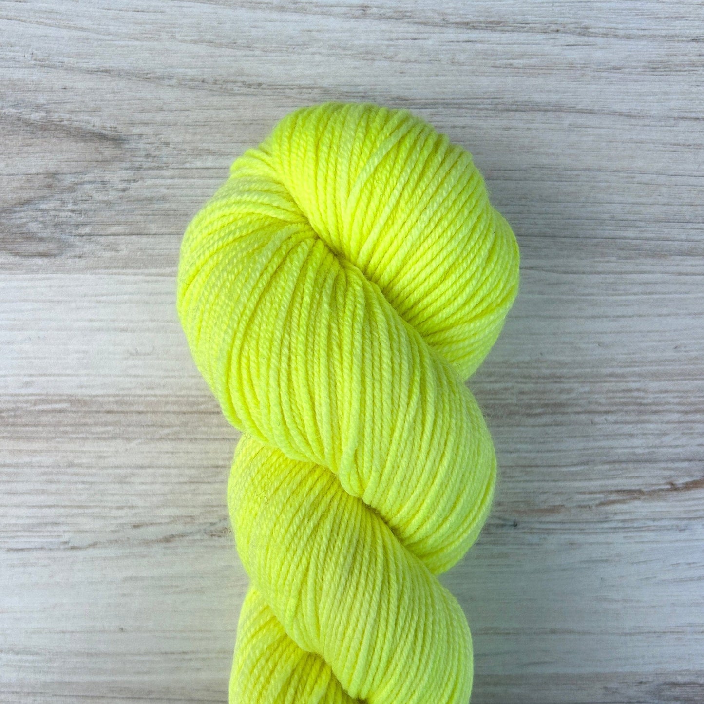 Lemon Merino Sport Hand-dyed Yarn Fiber-Macgyver