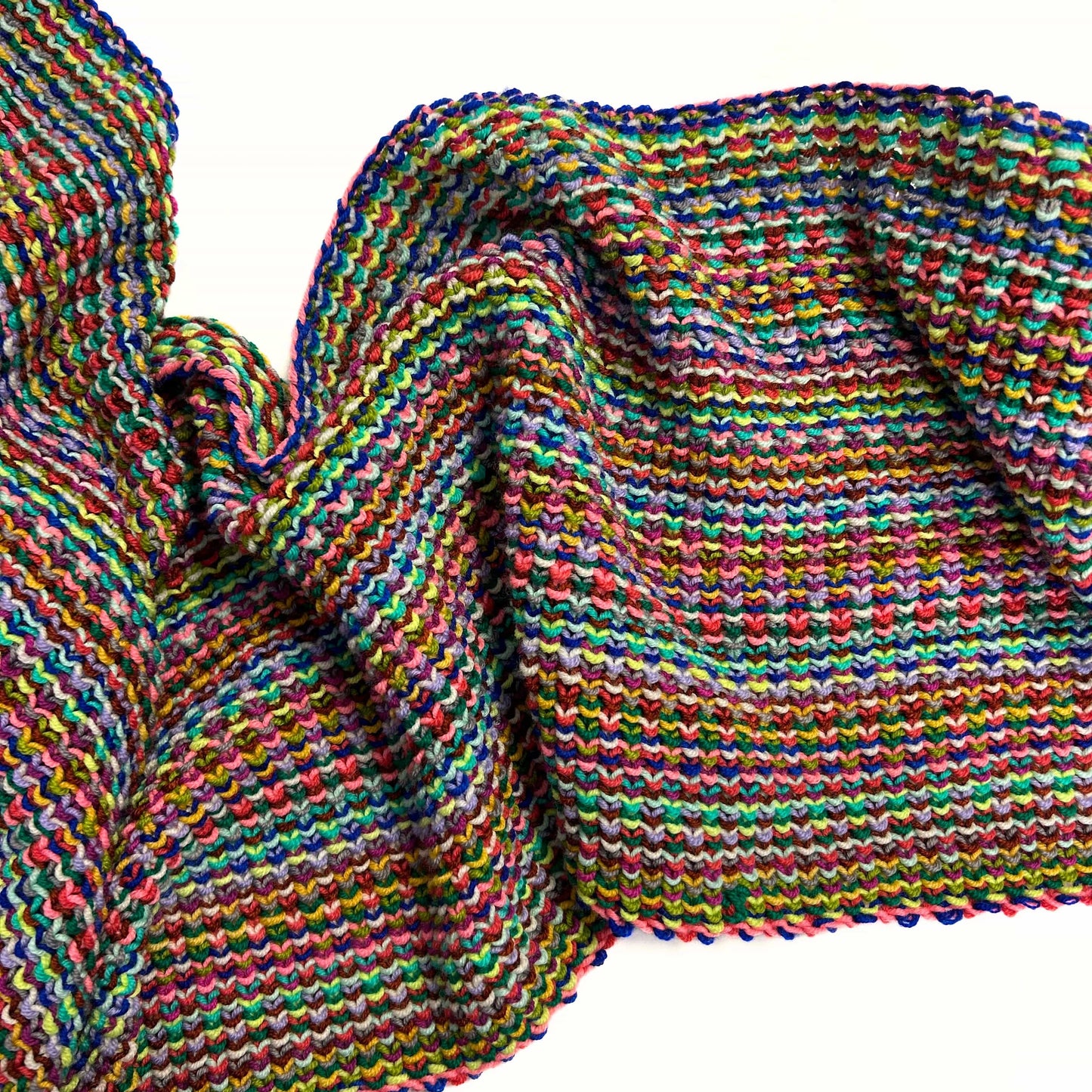 Linen Stitch Scarf Bundle Hand-dyed Yarn Fiber-Macgyver