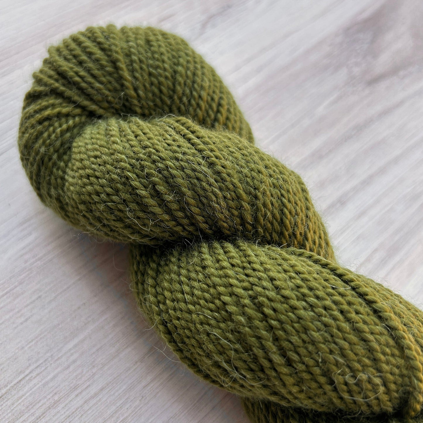 Marine Green Merino Alpaca Hand-dyed Yarn Fiber-Macgyver
