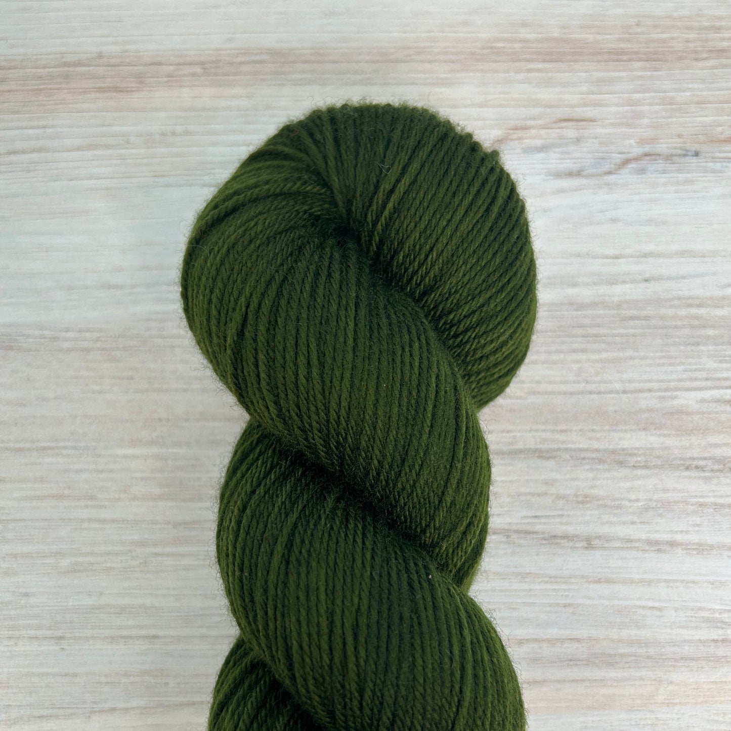 Marine Green Merino DK Hand-dyed Fiber-Macgyver