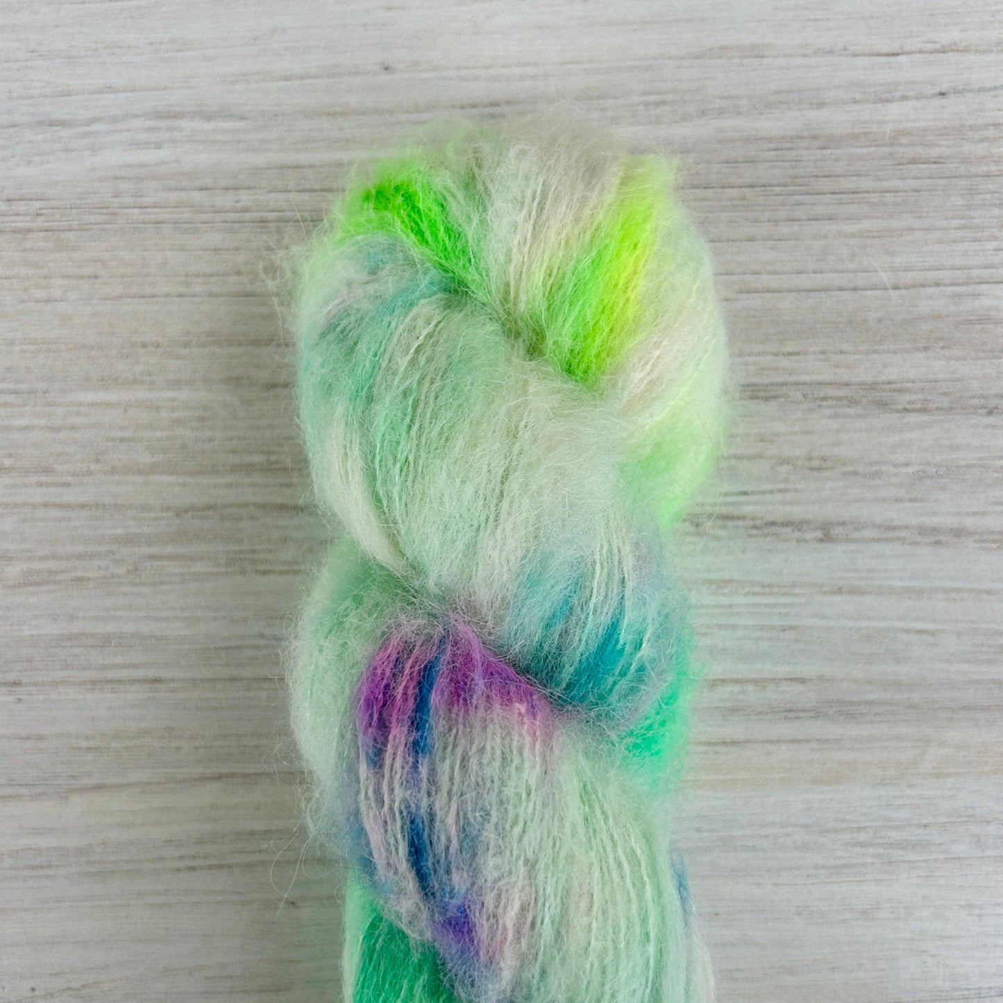 Minty Suri Silk Hand-dyed Yarn Fiber-Macgyver
