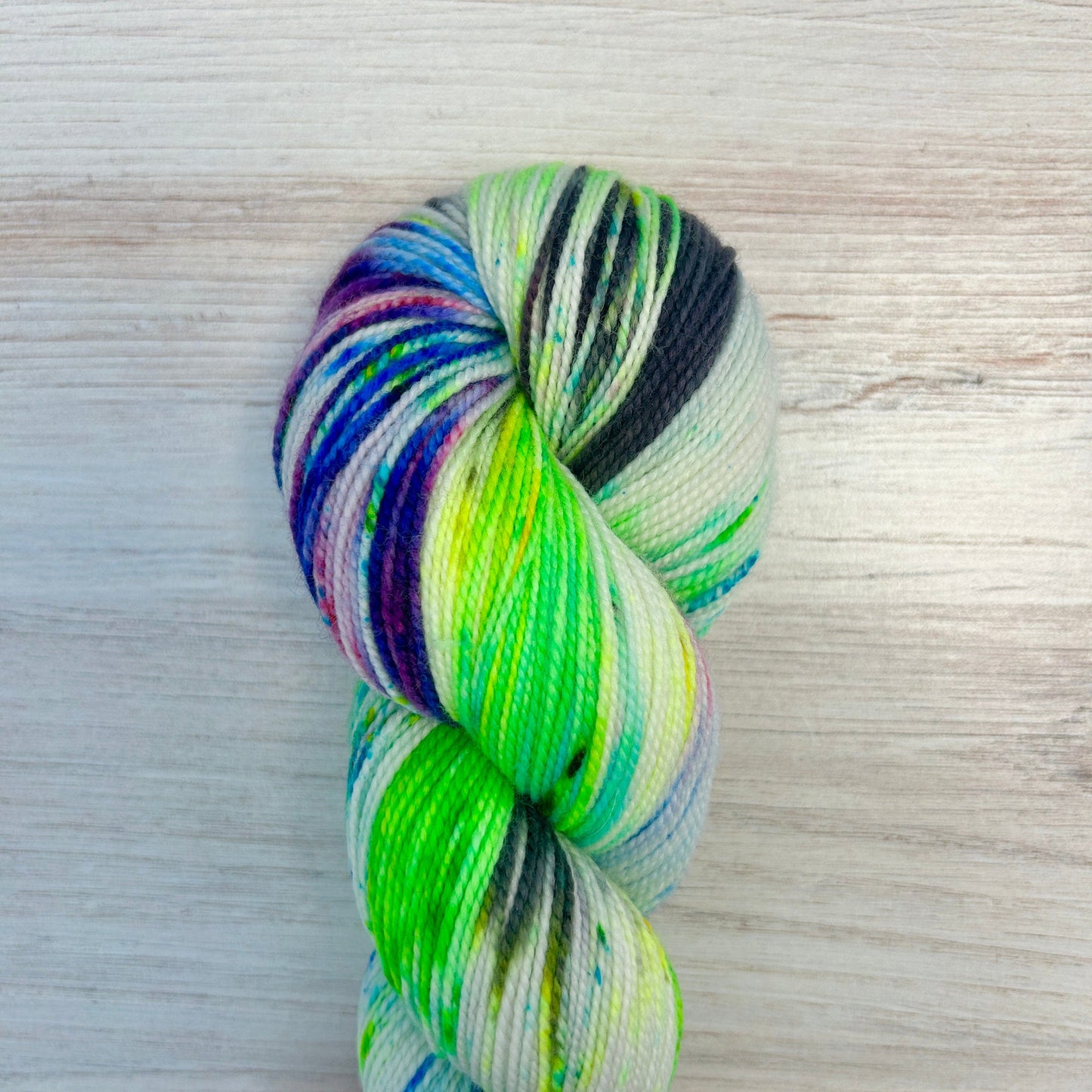 OOAK Merino Twist Hand-dyed Yarn Fiber-Macgyver