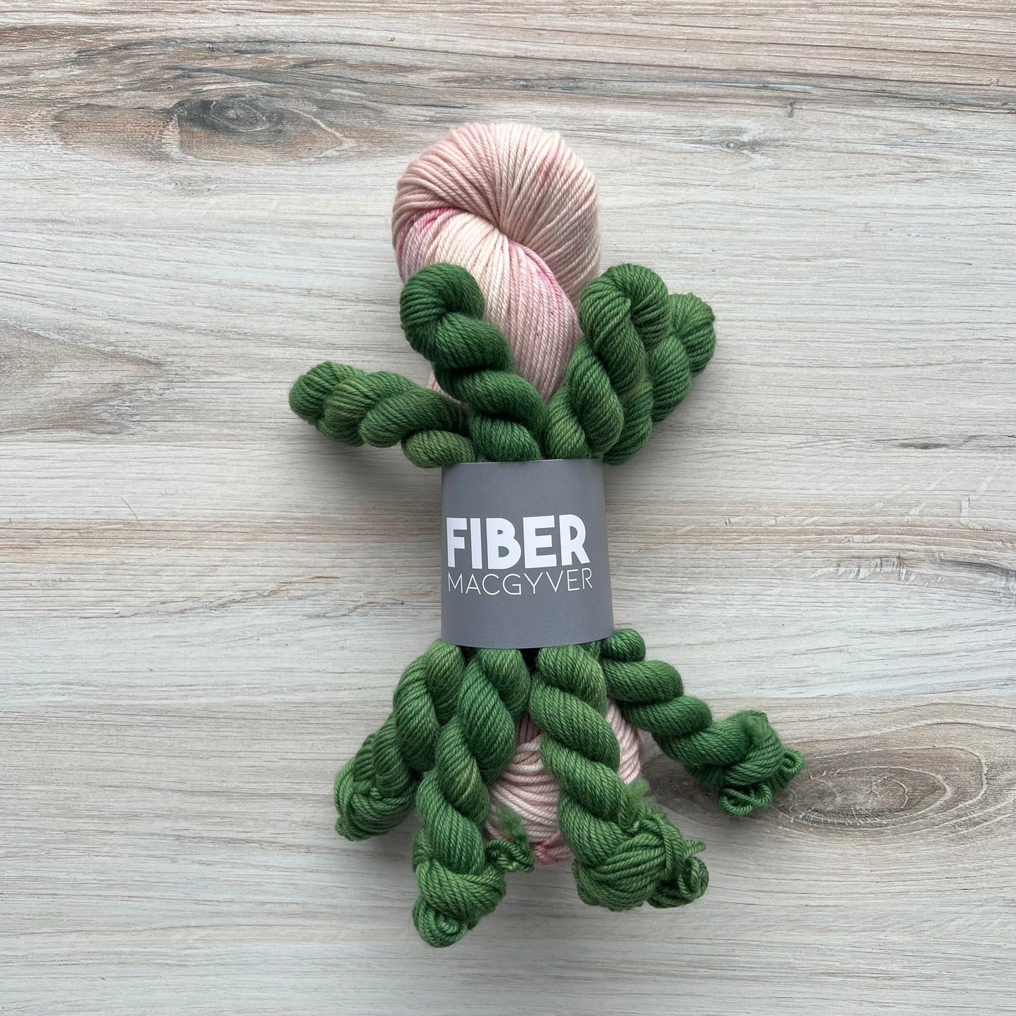 OOAK (one of a kind) Cowloctopus Bundle Hand-dyed Yarn Fiber-Macgyver