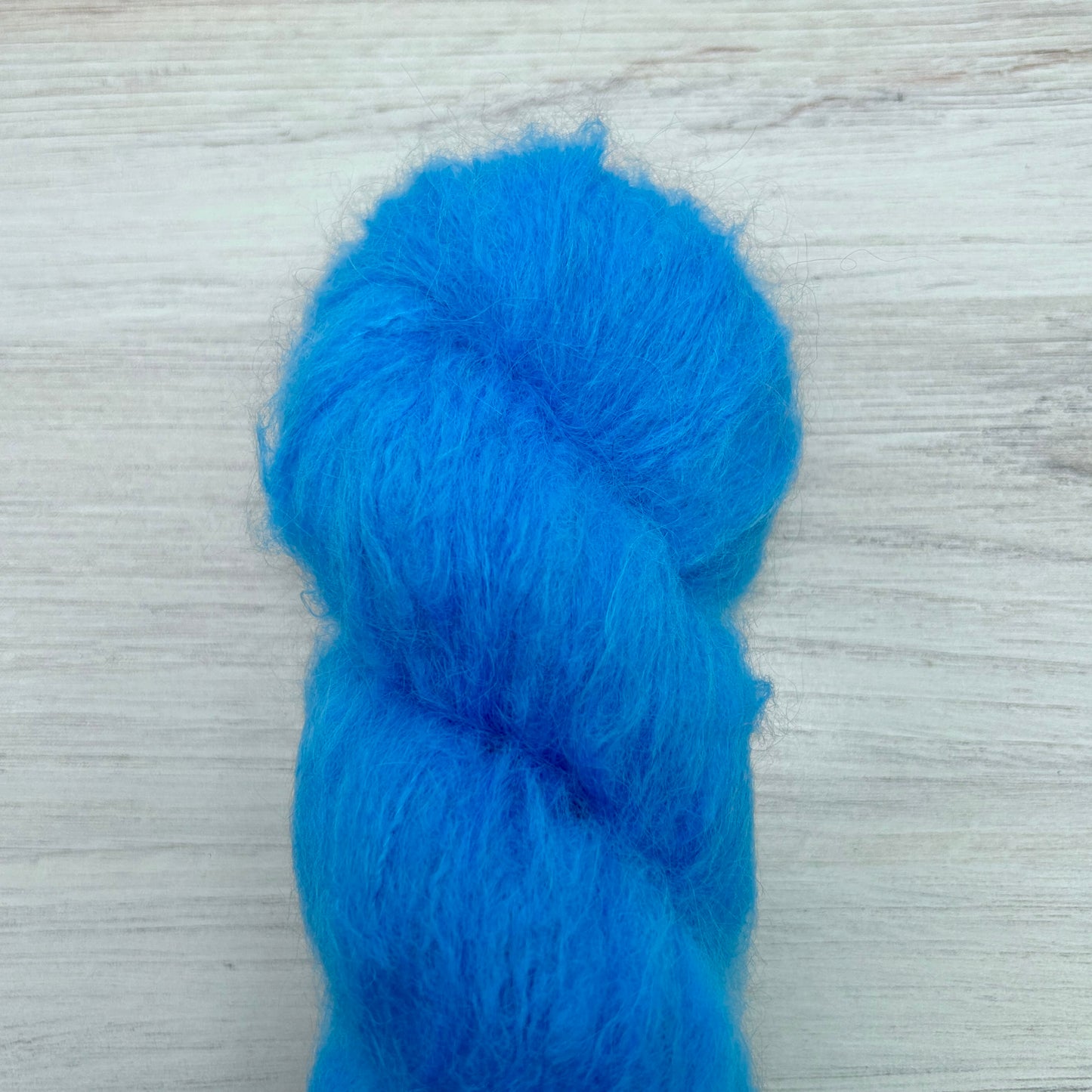 Paris Blue Suri Silk DK Hand-dyed Yarn Fiber-Macgyver