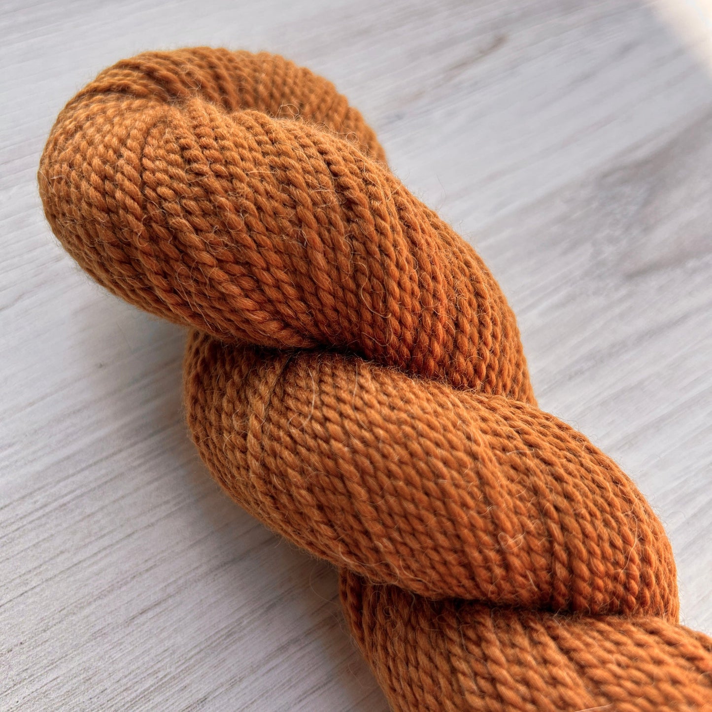 Roasted Pecan Merino Alpaca Hand-dyed Yarn Fiber-Macgyver