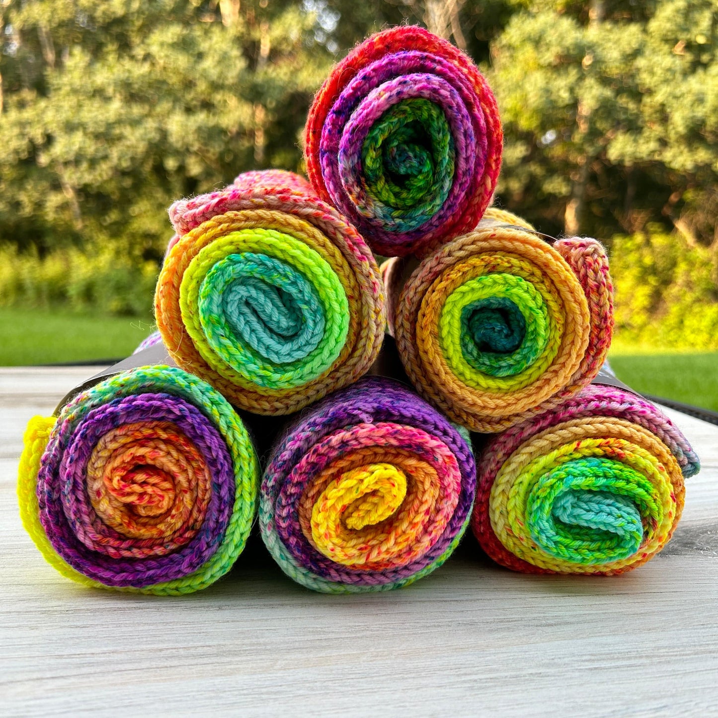 Sock Blanks Hand-dyed Yarn Fiber-Macgyver