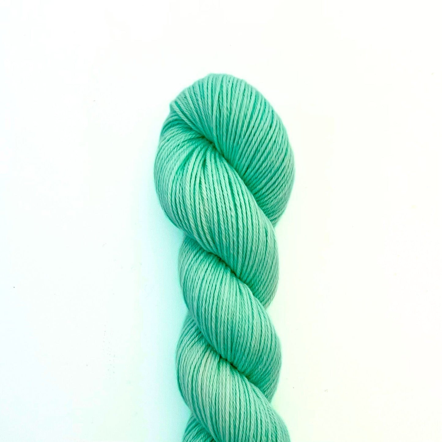 Spearmint Cotton Merino Yarn Hand-dyed Yarn Fiber-Macgyver