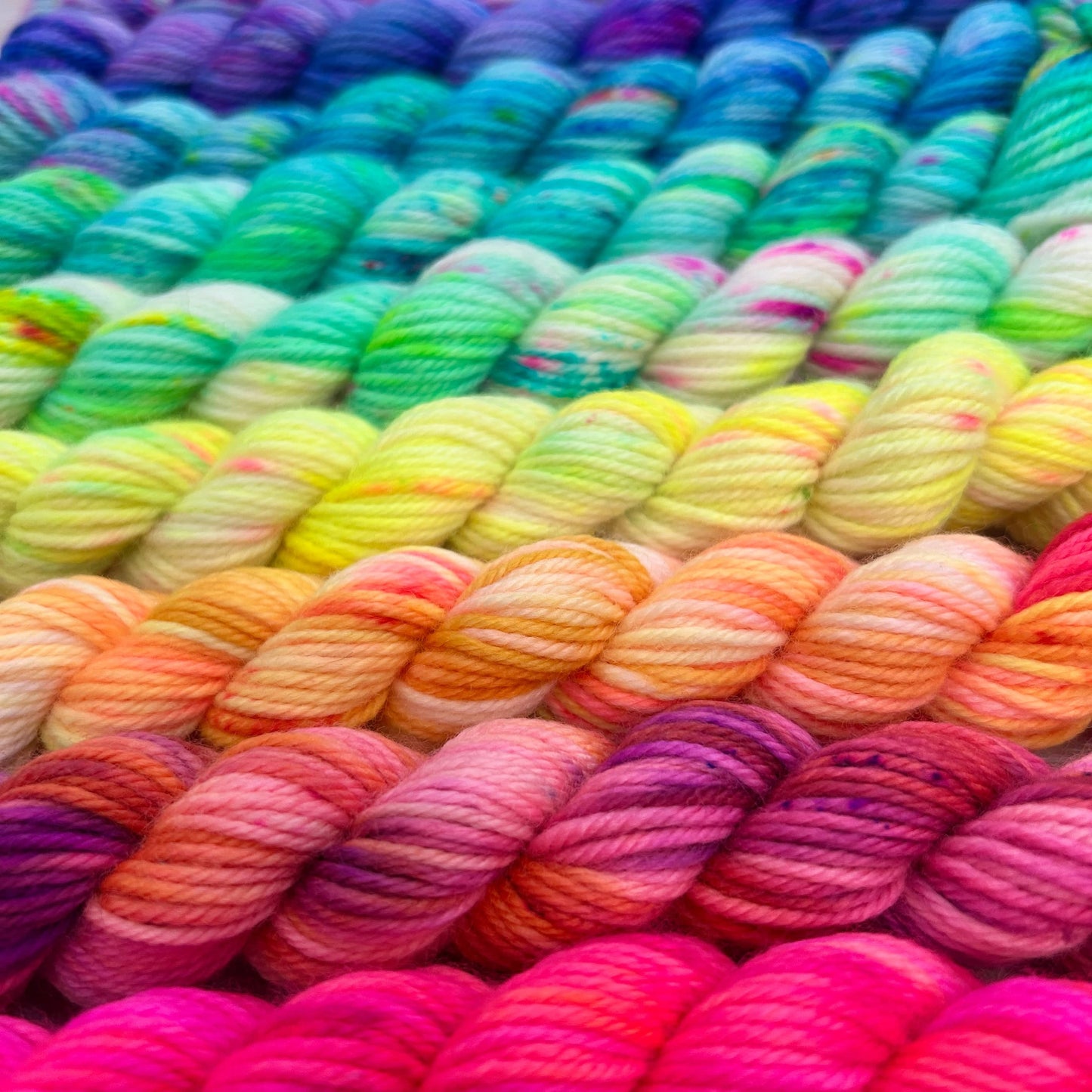 Speckled Merino DK Mini Bundle Hand-dyed Fiber-Macgyver