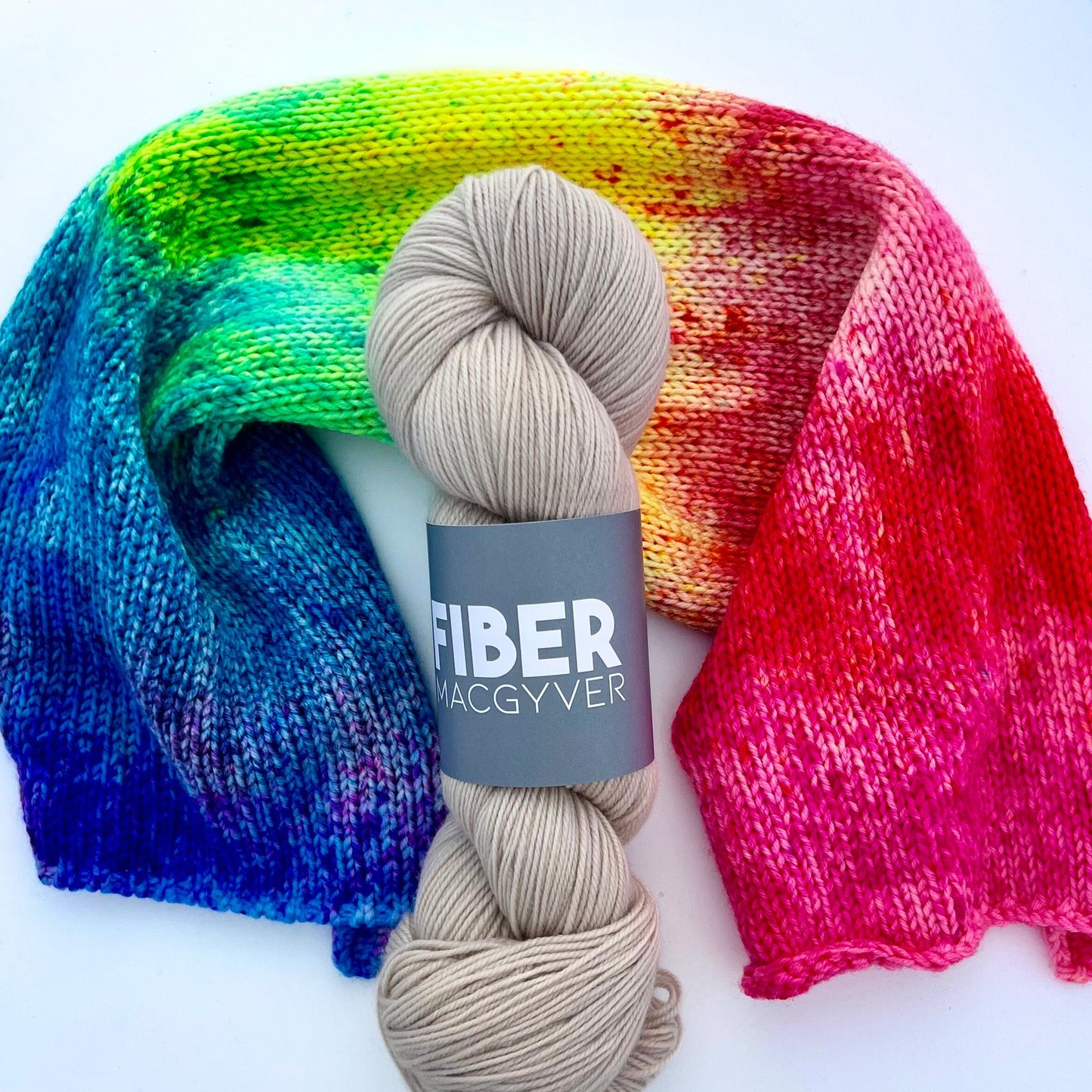 Alpine Bloom Tee Hand-dyed Fiber-Macgyver
