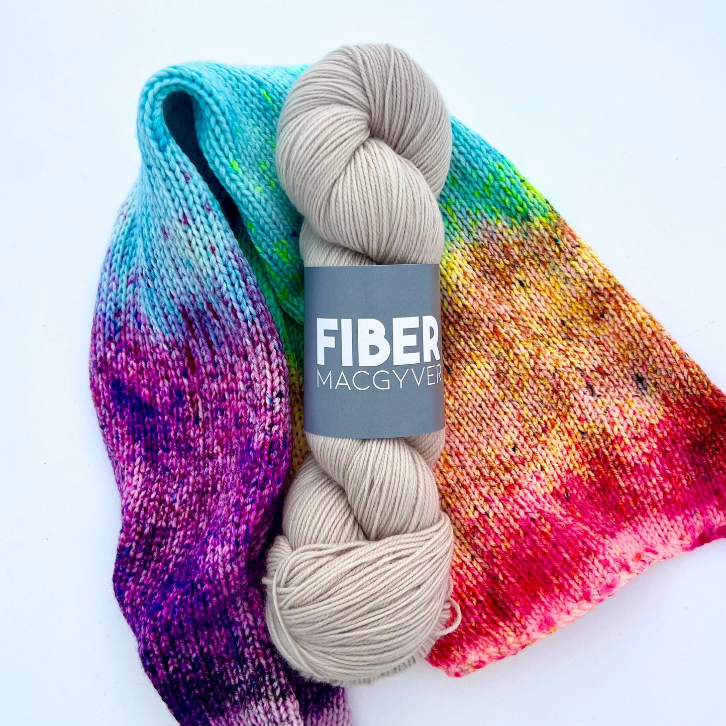 Alpine Bloom Tee Hand-dyed Fiber-Macgyver