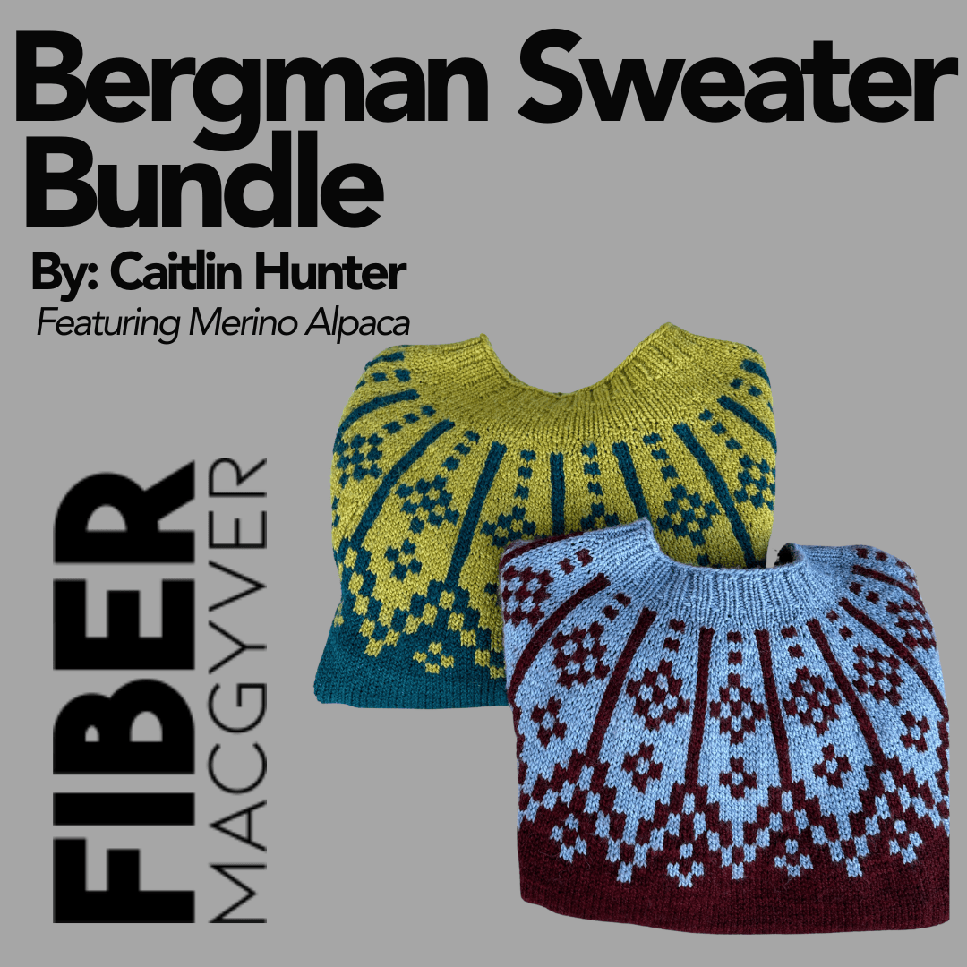 Bergman Sweater Bundle Preorder Hand-dyed Fiber-Macgyver