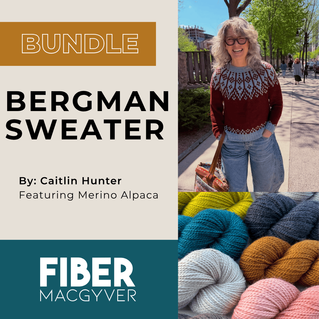Bergman Sweater Bundle PREORDER Hand-dyed Fiber-Macgyver
