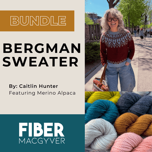 Bergman Sweater Bundle PREORDER Hand-dyed Fiber-Macgyver