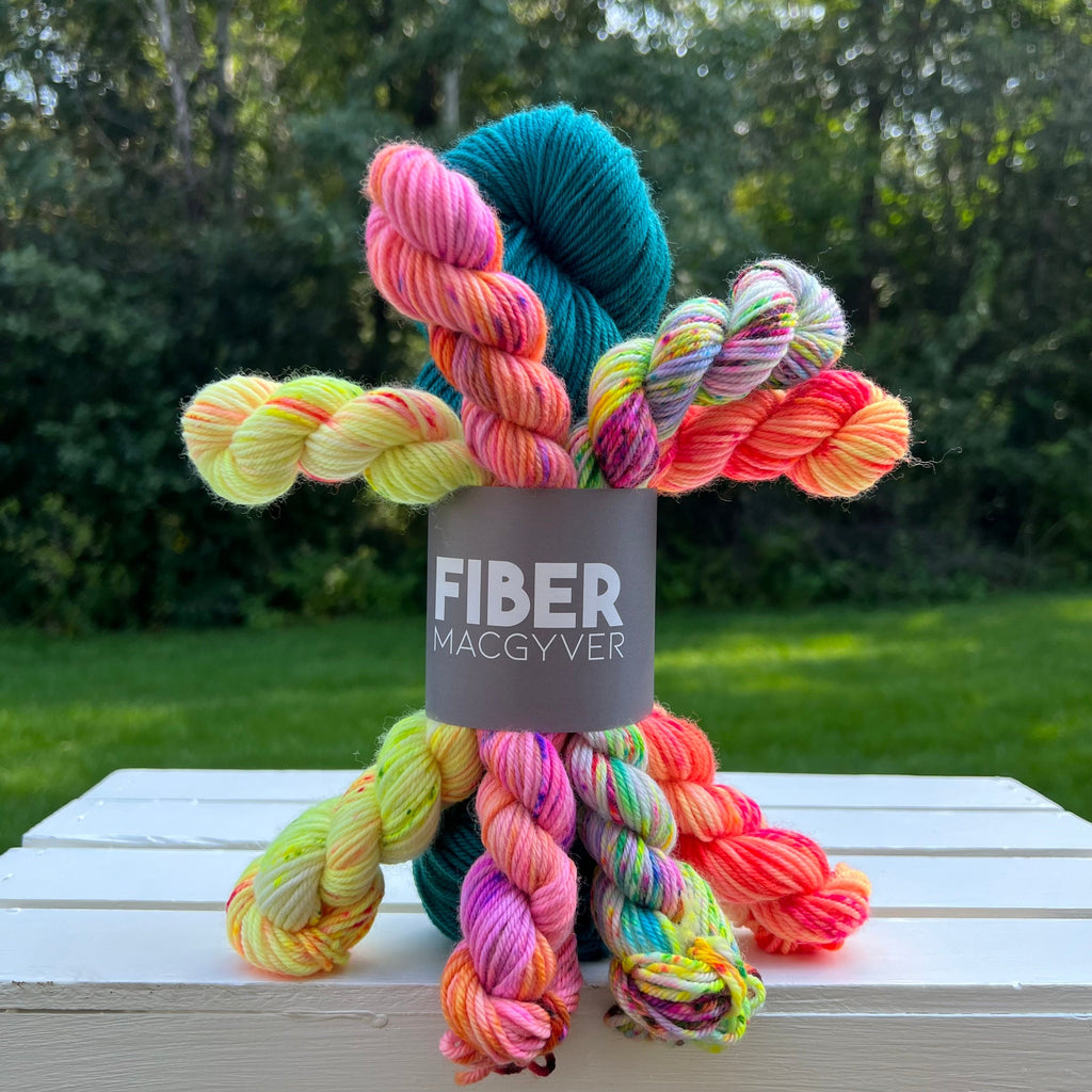 Blanket Octopus Hand-dyed Yarn Fiber-Macgyver