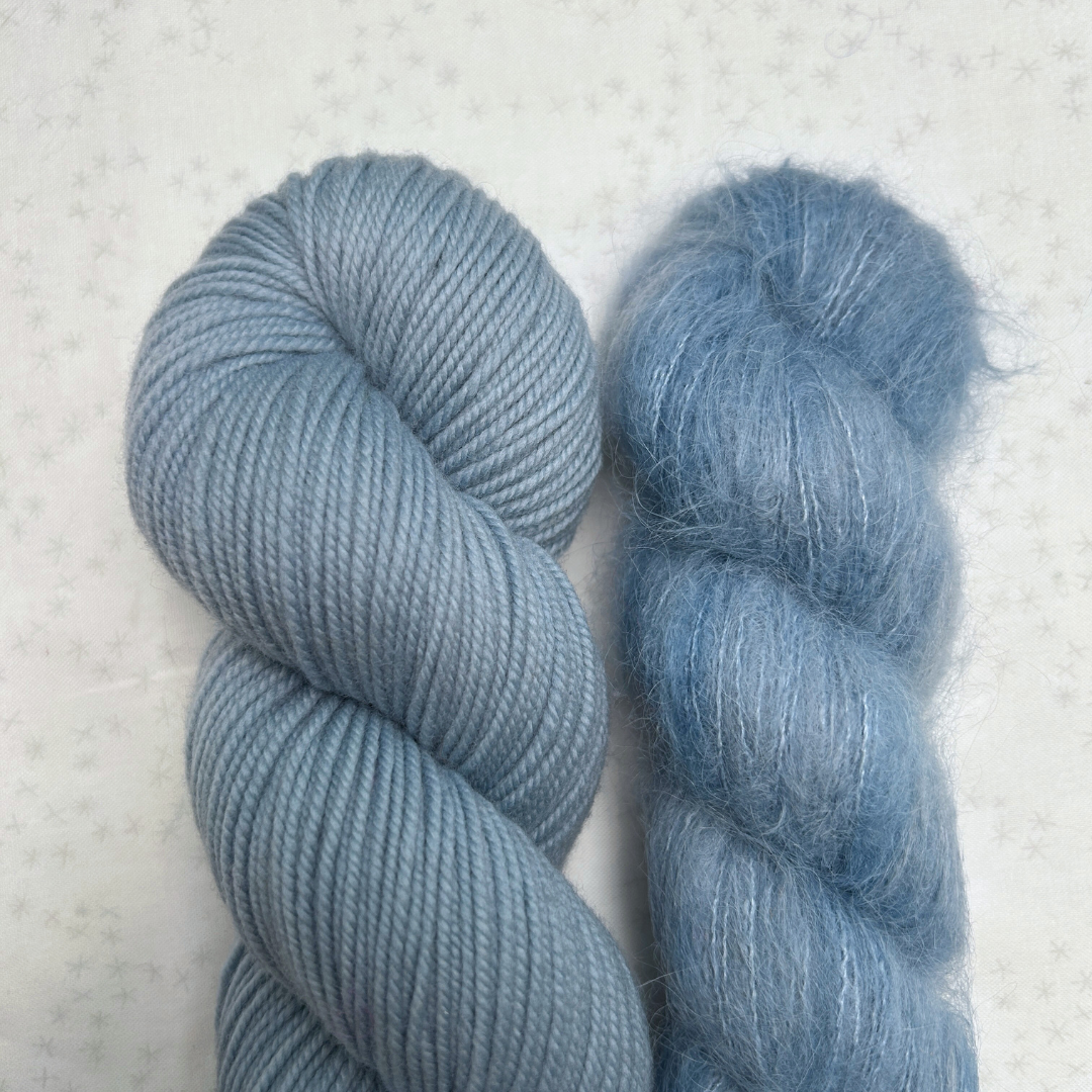 Champagne Cardigan Bundle - Shaniko DK + Suri Silk