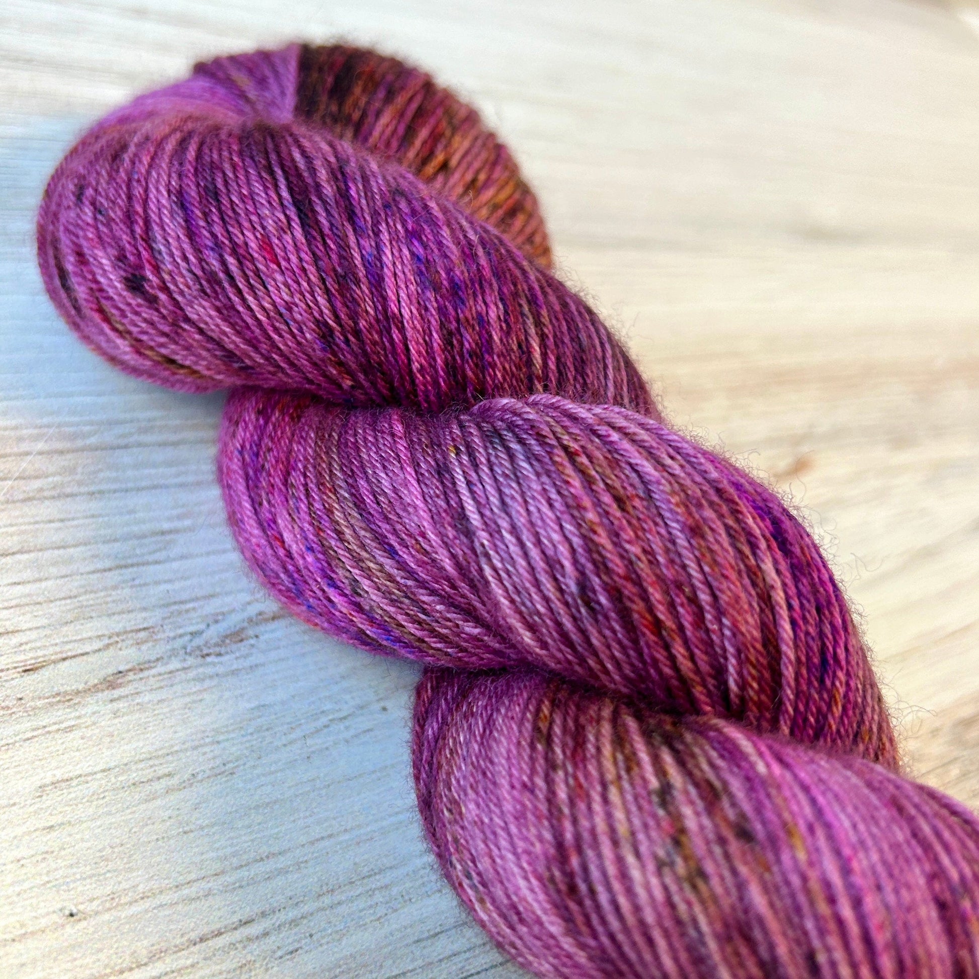 Blueberry Fields Merino 100 Hand-dyed Fiber-Macgyver