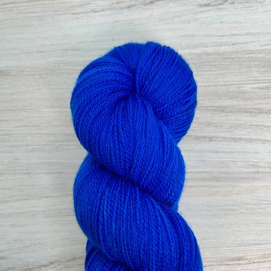 Blueness Merino Silk Lace Hand-dyed Fiber-Macgyver
