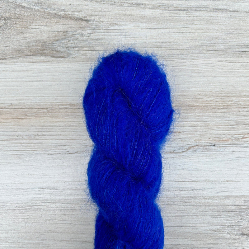 Blueness Suri Silk Hand-dyed Yarn Fiber-Macgyver