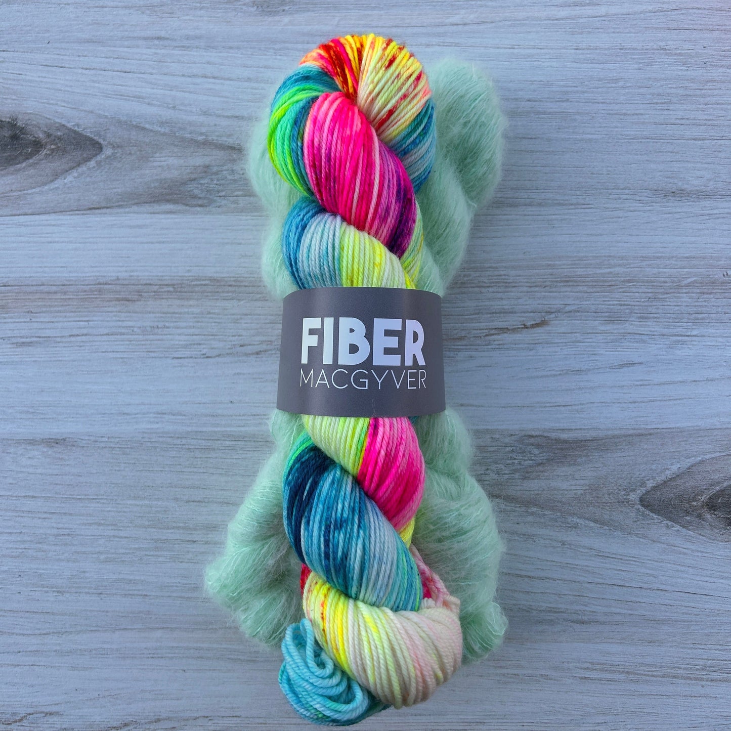 Born Slippy Bundle Hand-dyed Yarn Fiber-Macgyver