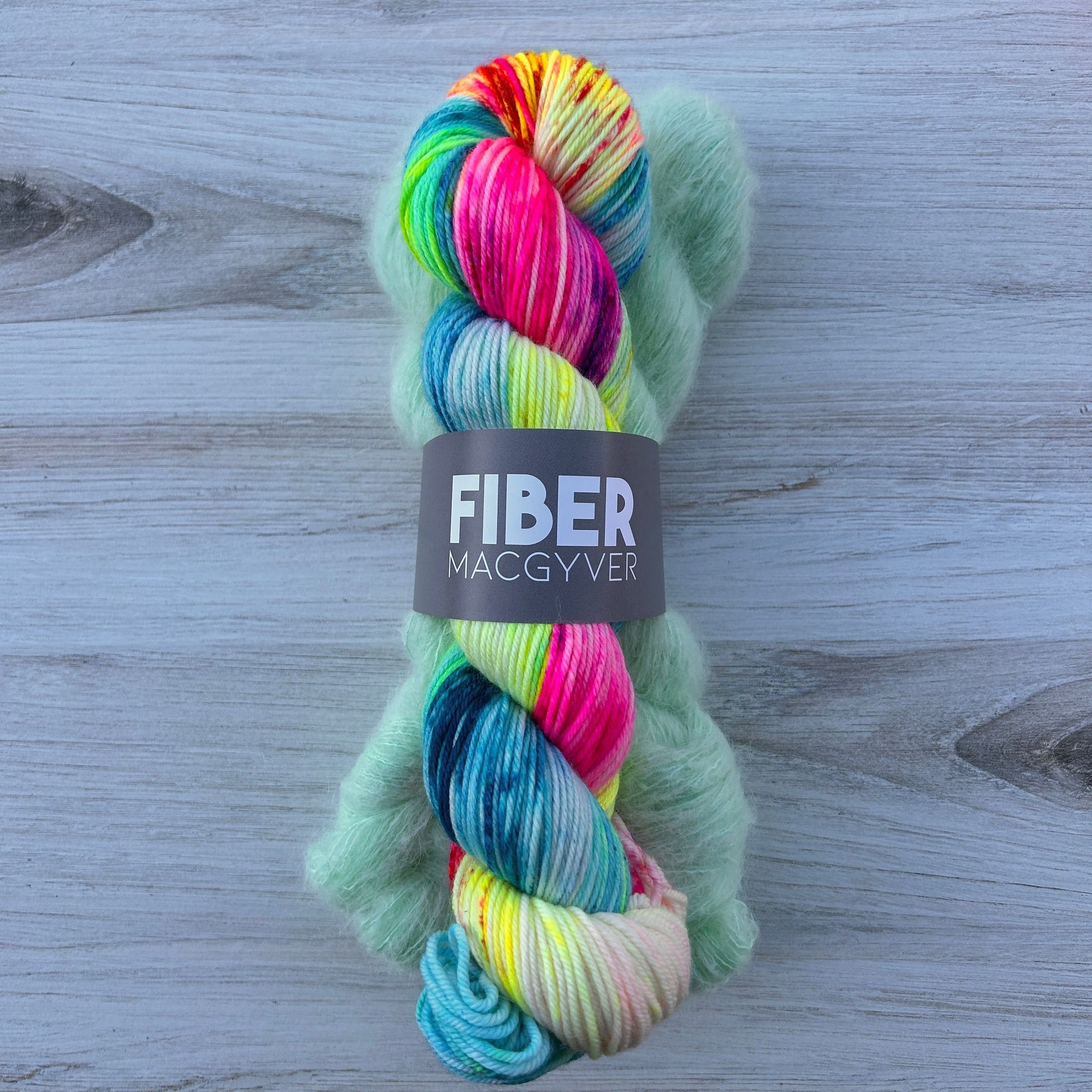 Born Slippy Bundle Hand-dyed Yarn Fiber-Macgyver