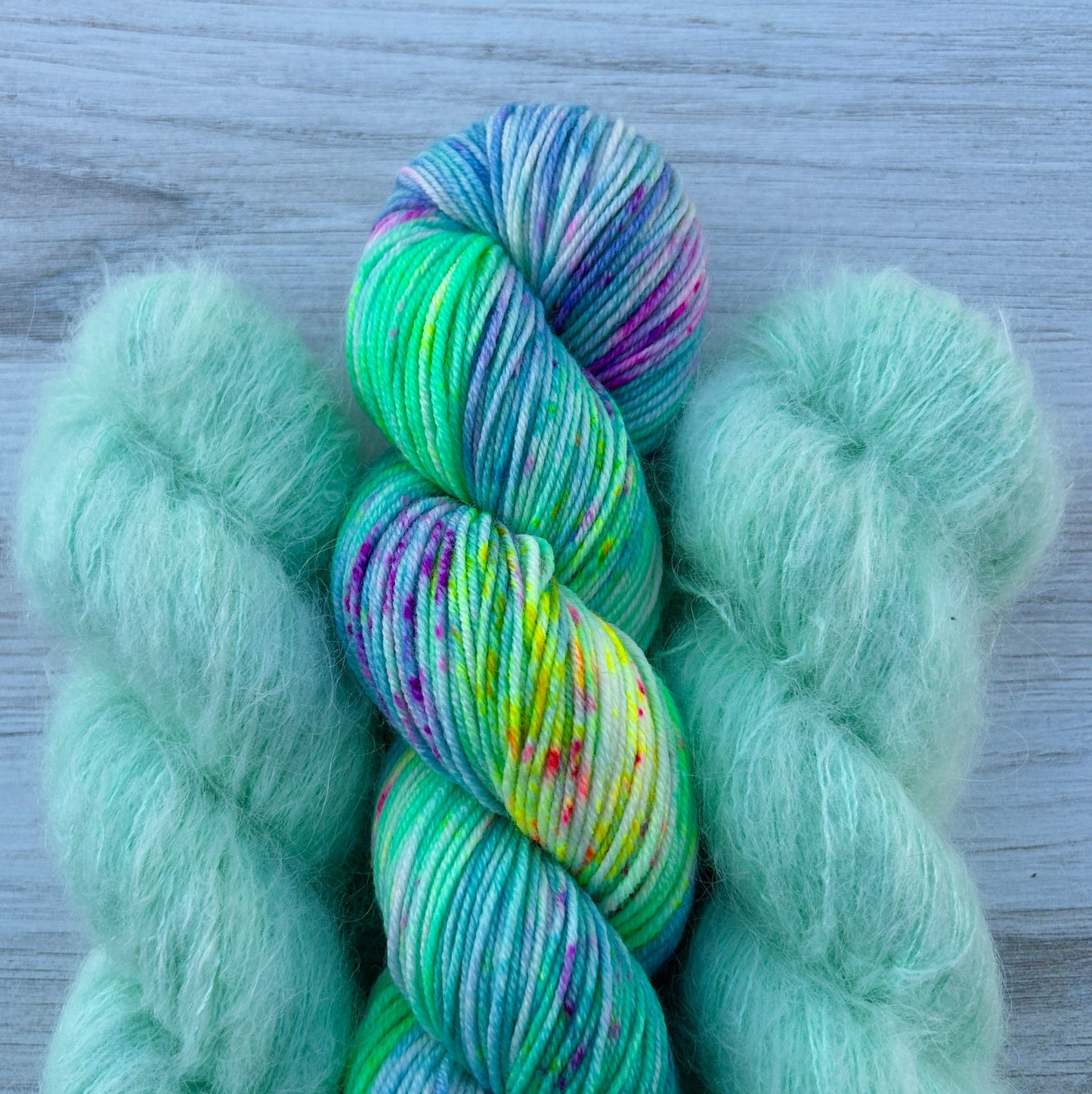 Born Slippy Bundle Hand-dyed Yarn Fiber-Macgyver