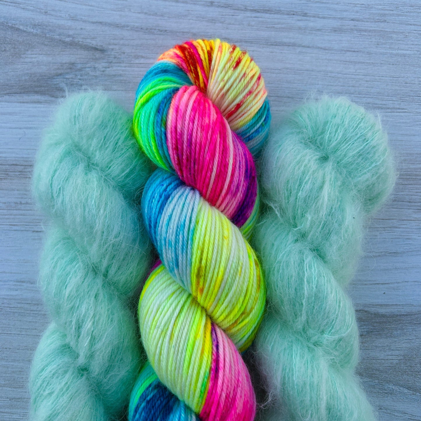 Born Slippy Bundle Hand-dyed Yarn Fiber-Macgyver
