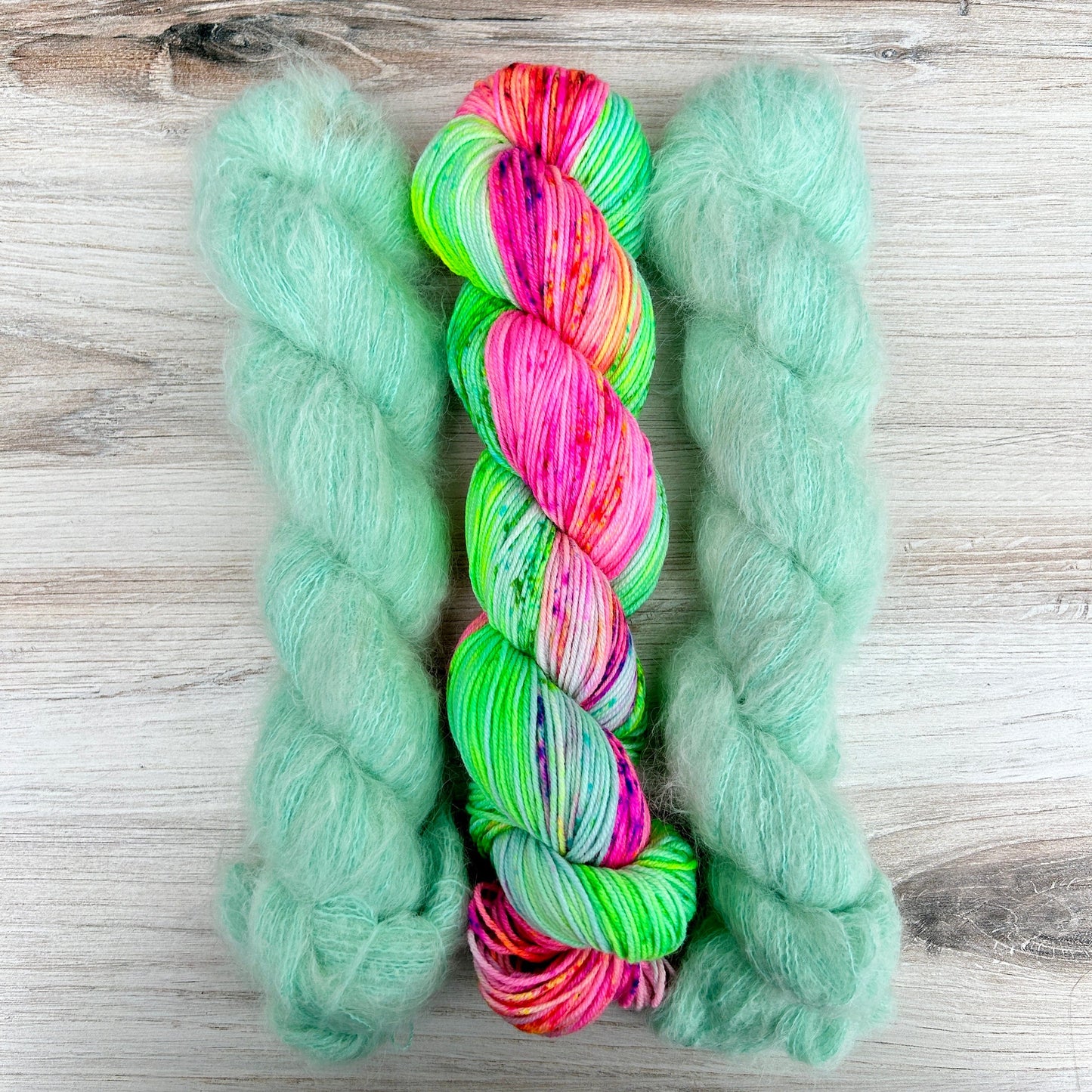 Born Slippy Bundle Hand-dyed Yarn Fiber-Macgyver