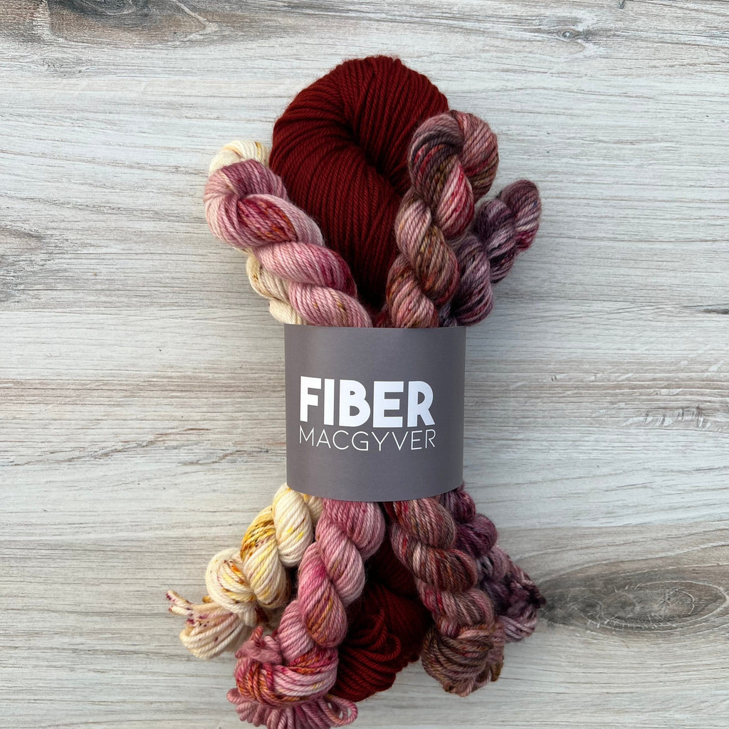 Brick Hand-dyed Yarn Fiber-Macgyver