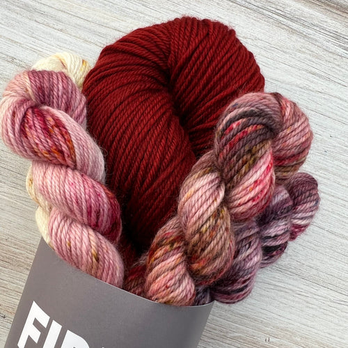 Brick Hand-dyed Yarn Fiber-Macgyver