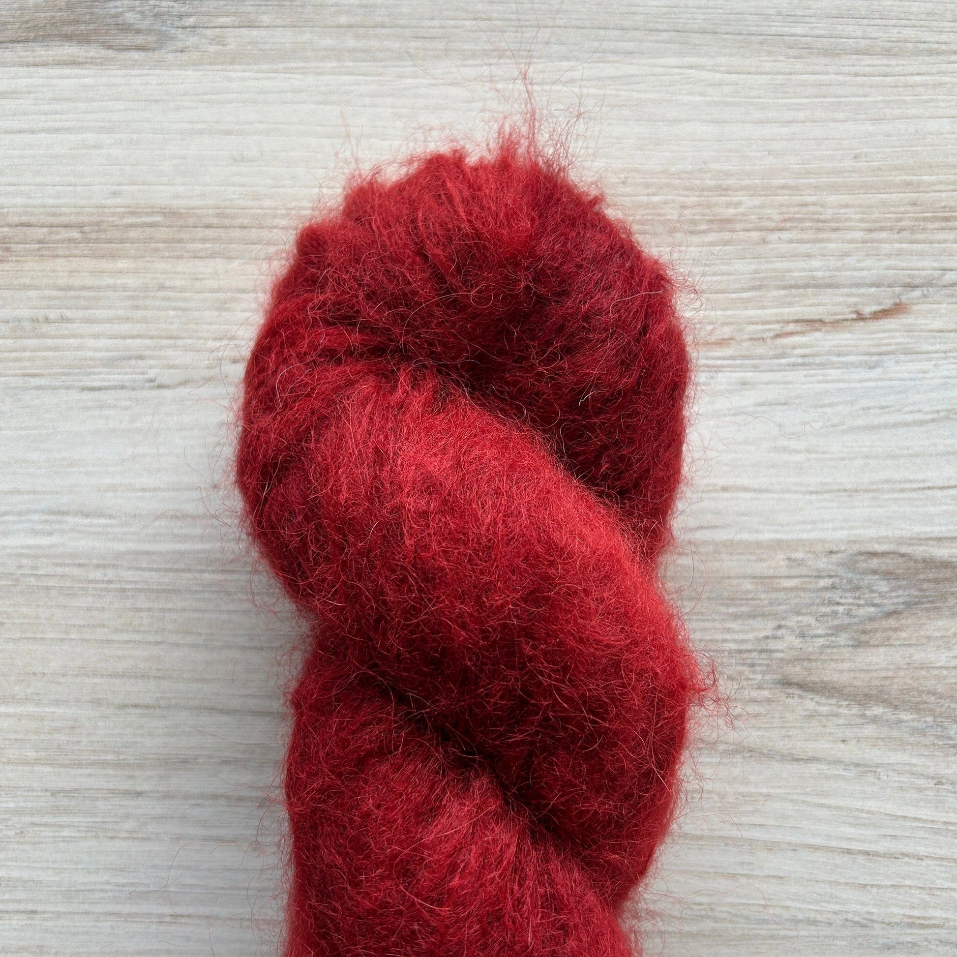 Brick Suri Silk DK Hand-dyed Yarn Fiber-Macgyver