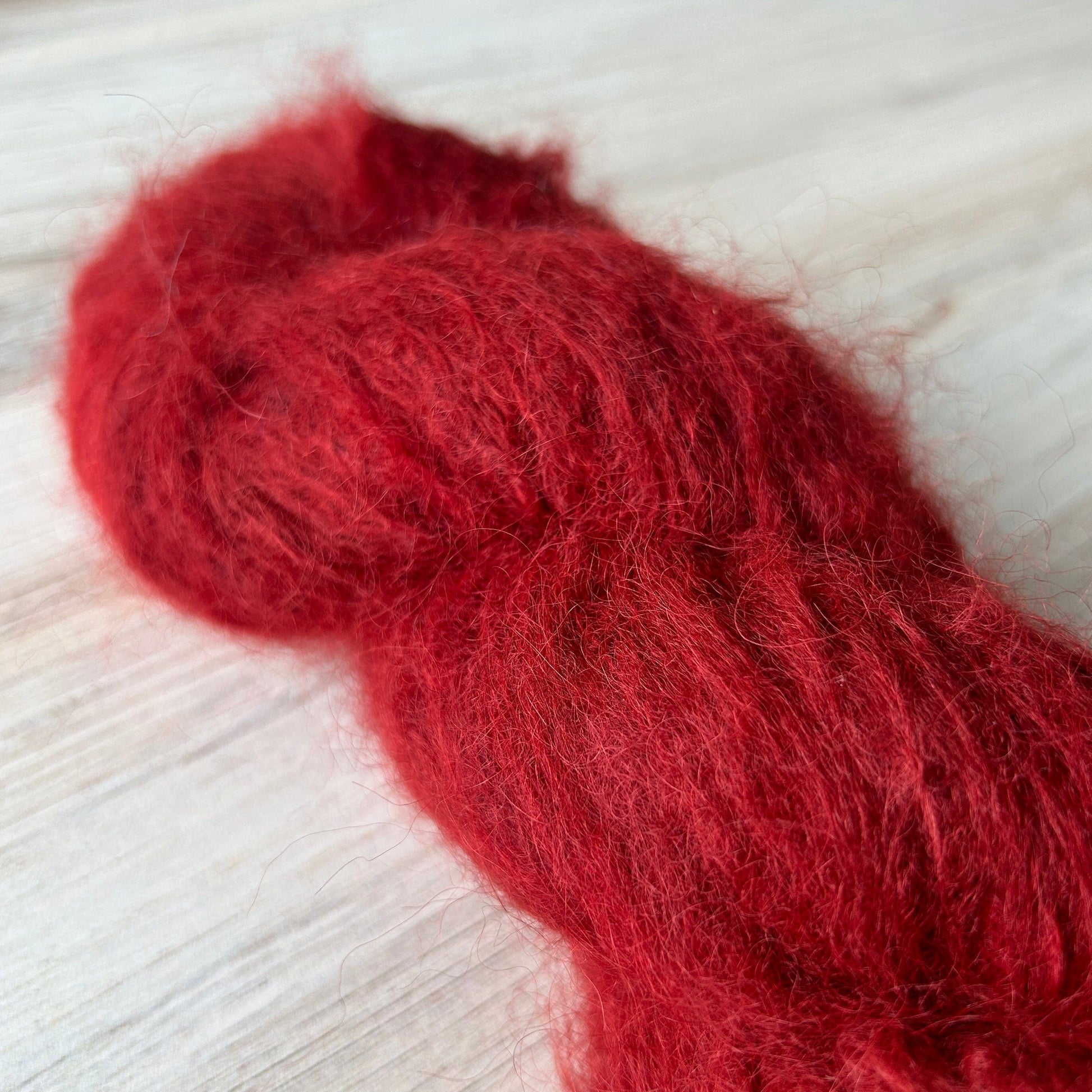 Brick Suri Silk DK Hand-dyed Yarn Fiber-Macgyver