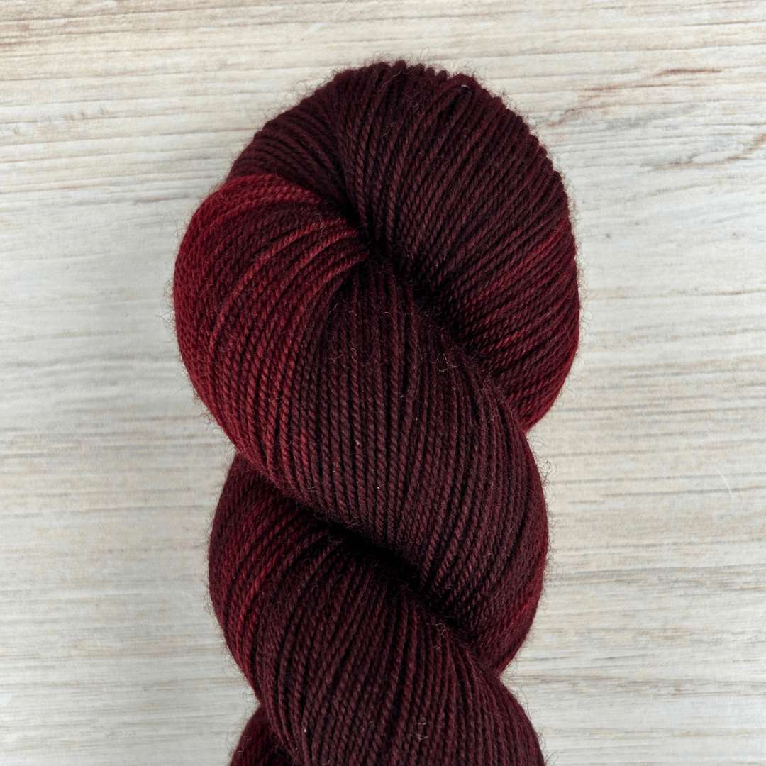 Brick Yak Fingering Hand-dyed Fiber-Macgyver