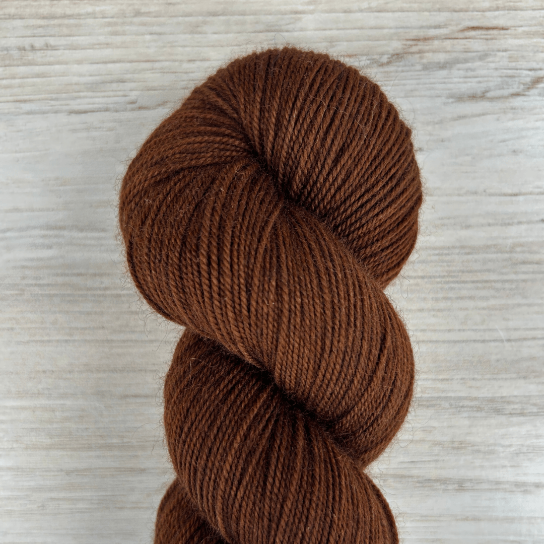 Brown Bear Yak Fingering Hand-dyed Fiber-Macgyver