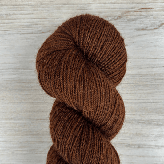 Brown Bear Yak Fingering Hand-dyed Fiber-Macgyver