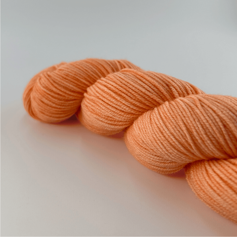 Cantaloupe Merino Sport Hand-dyed Yarn Fiber-Macgyver