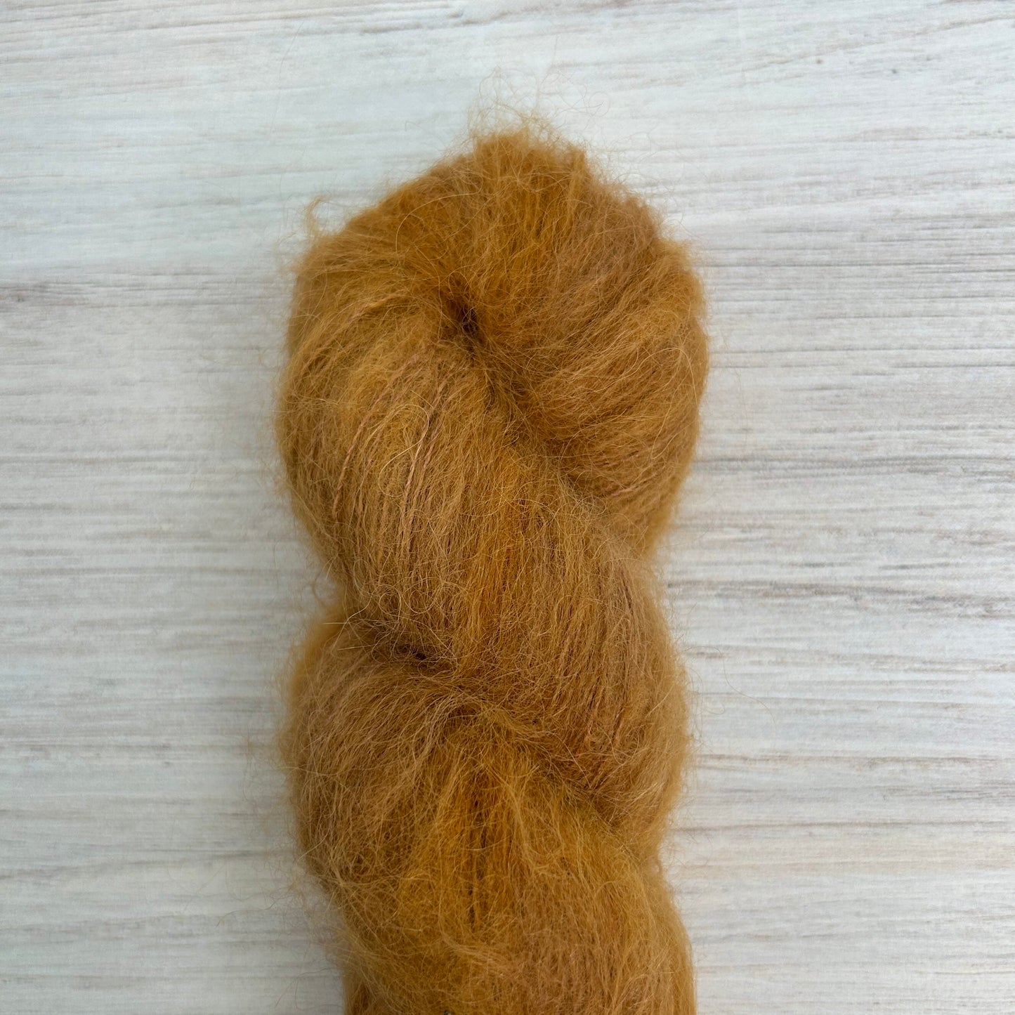 Caramel Suri Silk Hand-dyed Yarn Fiber-Macgyver