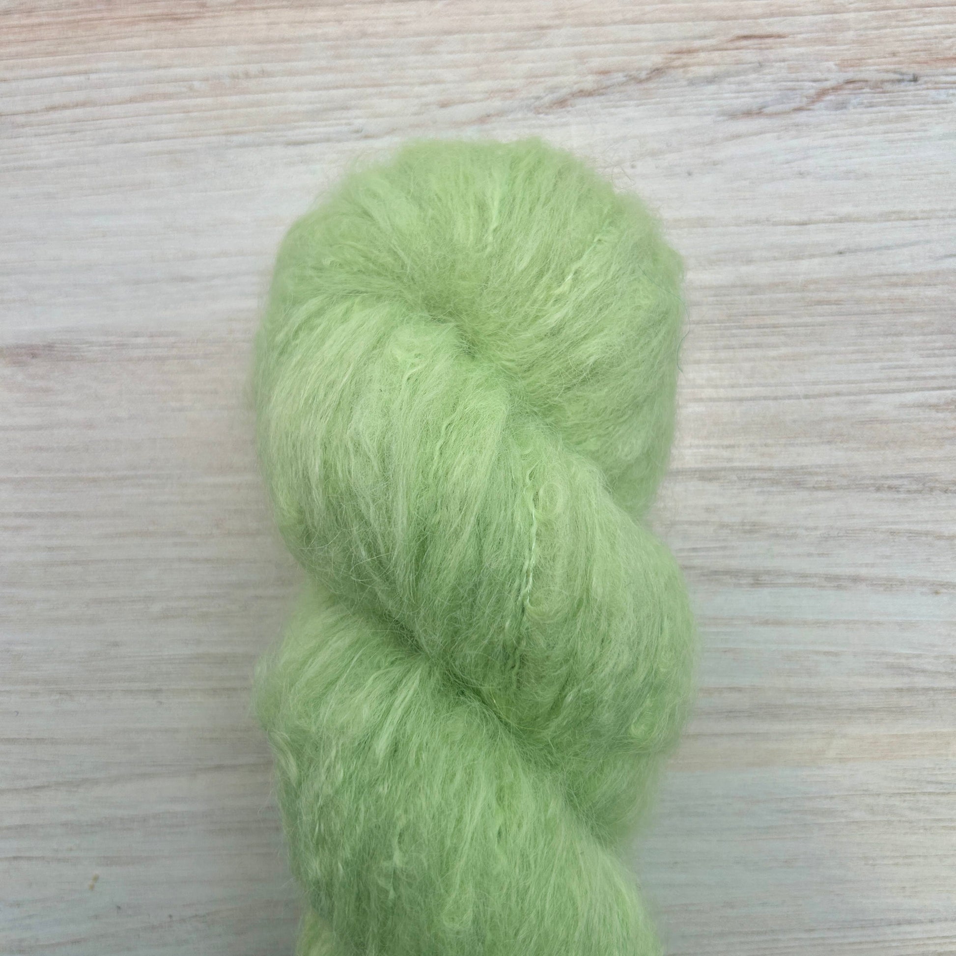 Celery Suri Silk DK Hand-dyed Yarn Fiber-Macgyver