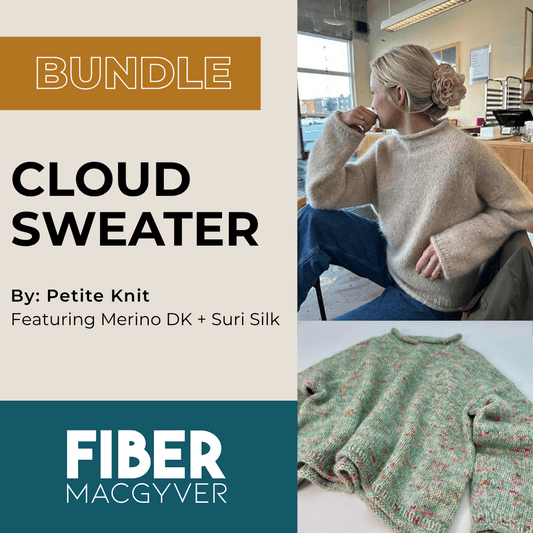 Cloud Sweater Bundle PREORDER Hand-dyed Fiber-Macgyver