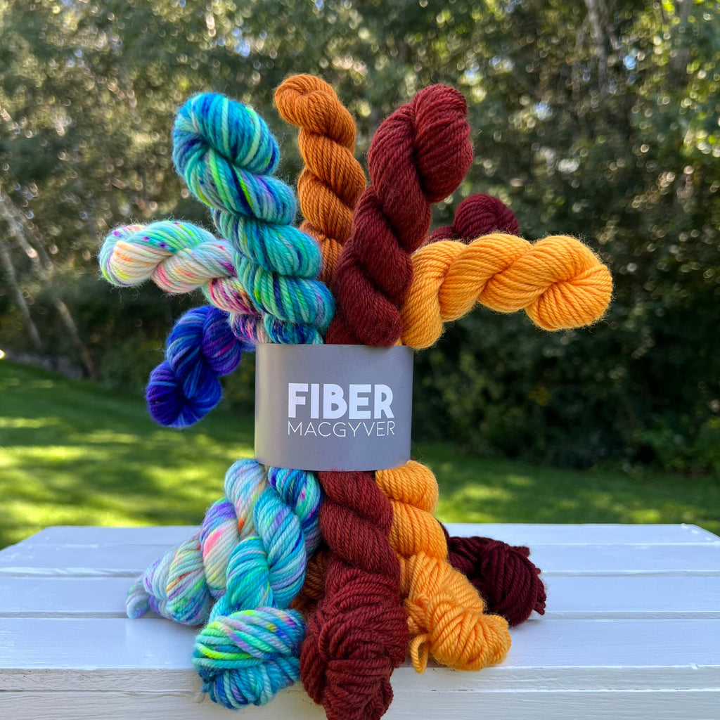 Coconut Octopus Hand-dyed Yarn Fiber-Macgyver