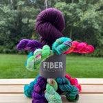 cOWL Kit #2, Barn Owl Hand-dyed Yarn Fiber-Macgyver