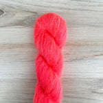 Creamsicle Suri Silk Hand-dyed Yarn Fiber-Macgyver